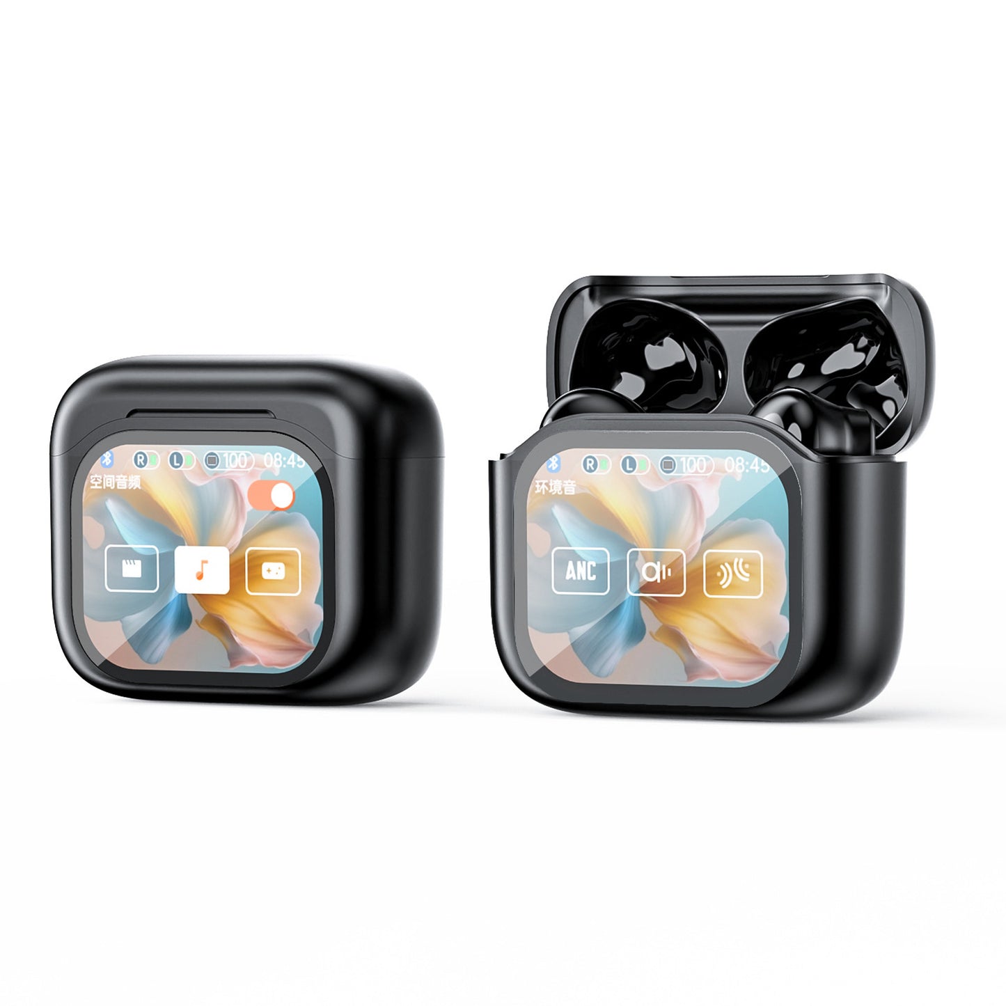 🎧 Kompakta hörlurar med pekskärm | Julrea 50% rabatt | Kristallklart ljud och brusisolering | Perfekt bärbar ljudpresent 🎄✨