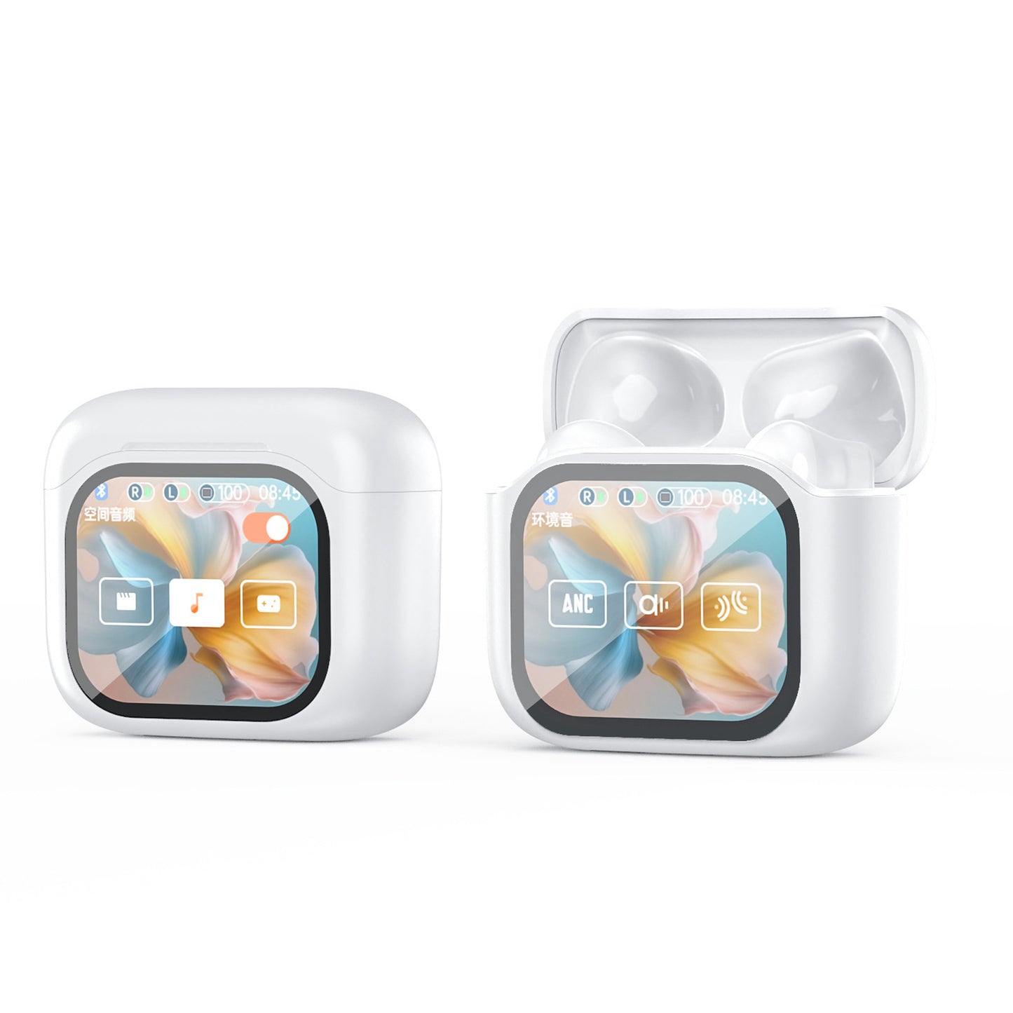 🎧 Kompakta hörlurar med pekskärm | Julrea 50% rabatt | Kristallklart ljud och brusisolering | Perfekt bärbar ljudpresent 🎄✨