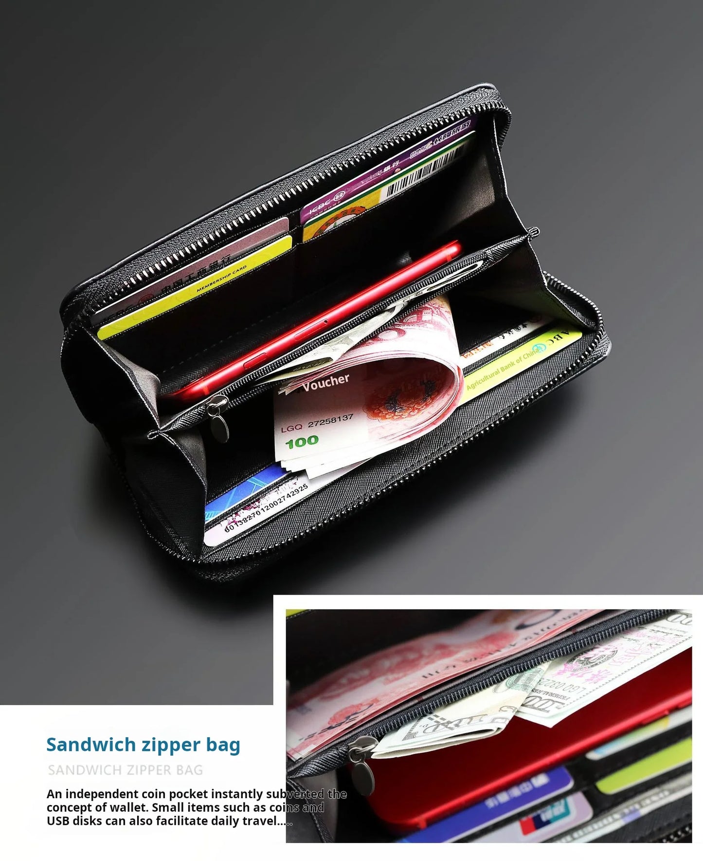 Ny herrplånbok i läder