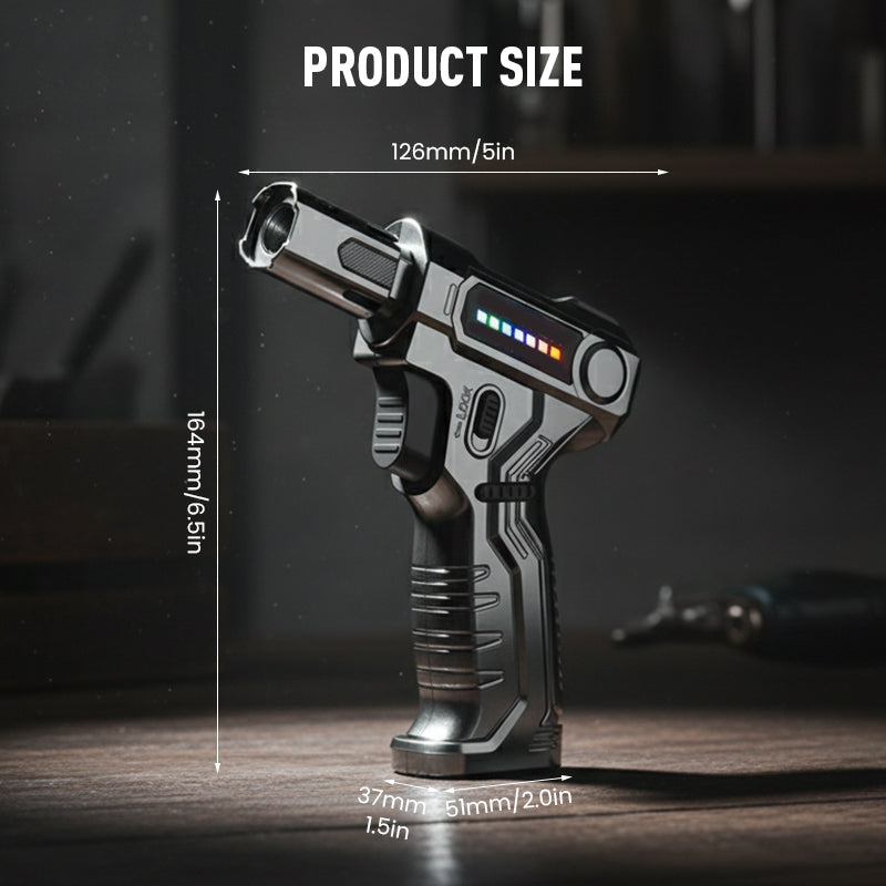 🔥Så länge lagret räcker 50% rabatt!🎉 Påfyllningsbar justerbar butanfackla