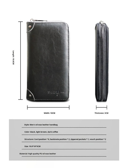 Ny herrplånbok i läder