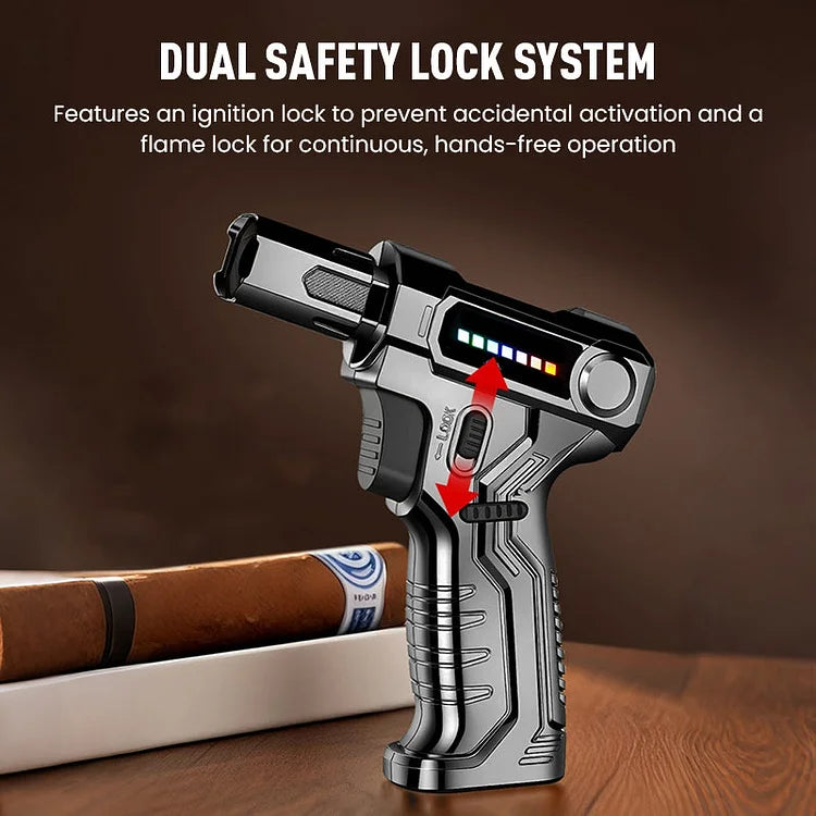 🔥Så länge lagret räcker 50% rabatt!🎉 Påfyllningsbar justerbar butanfackla