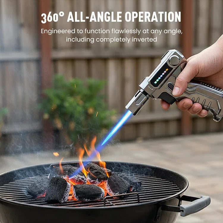 🔥Så länge lagret räcker 50% rabatt!🎉 Påfyllningsbar justerbar butanfackla